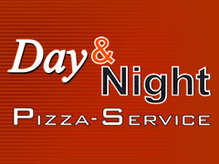 Day and Night Pizza Service Logo